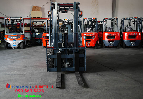 xe Nâng điện 3.5 Tấn Khung 2 Tầng 3 Xilanh