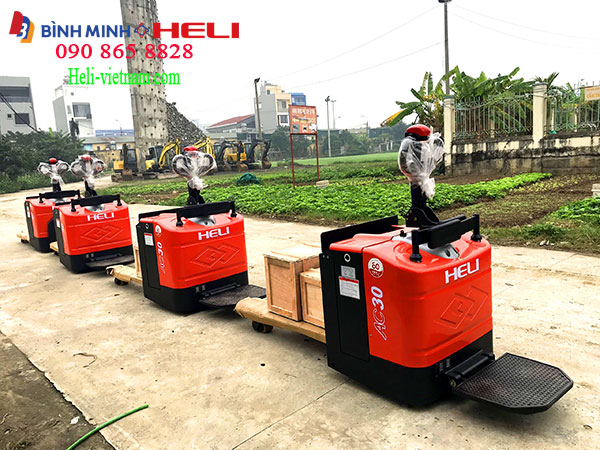 Mua Xe Nâng Tay Điện Heli Thấp Đứng Lái