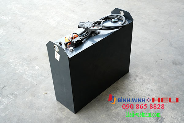 Hình ảnh Pin Lithium Trên Xe Nâng Tay điện Heli