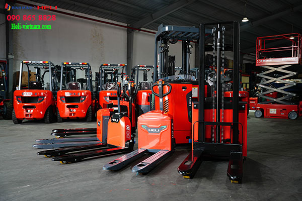 Xe Nâng Tay điện Heli ở Tiền Giang
