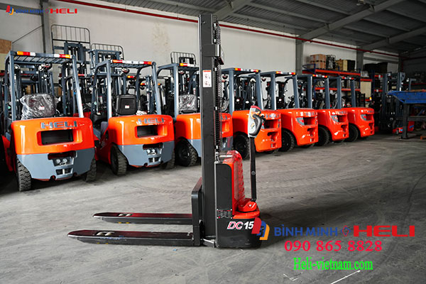 Xe Nâng Tay điện Cao Pallet 1 Mặt