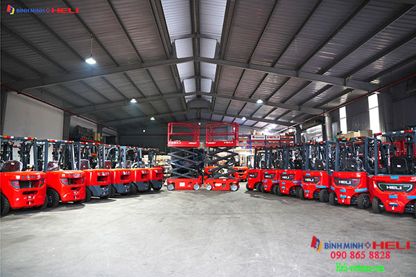 Kho Xe Nâng Tay điện Dắt Lái Heli