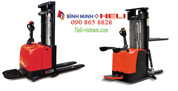 Xe Nâng Tay điện 2 Tấn đứng Lái