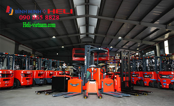 Xe Nâng Tay điện Heli ở Mộc Châu