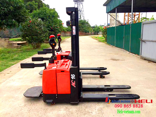 Xe Nâng điện đứng Lái Mini Nâng Cao