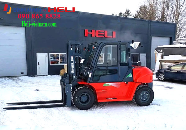 Xe Nâng 7 Tấn Chui Container Cabin điều Hòa
